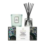 Voluspa French Cade Lavender Candle & Reed Diffuser Gift Set - Exclusive