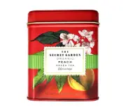 THE SECRET GARDEN ORGANIC Peach GREEN TEA 50 TEA BAGS