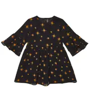[Mini Rodini] Mini Rodini Star-print dress M 12/18 black