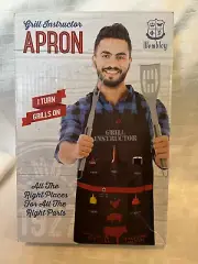 I Turn Grills On Grill Instructor Apron Wembley 5 Pockets Nylon
