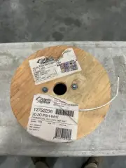 1000' Liberty 20-2C-PSH-WHT 20/2C OASH CMP 20 AWG 2 Conductor White 1000 Feet