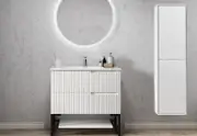 90Omm otti Noosa Vanity Wall Hung Cabinet With Led Mirror and Tall Boy