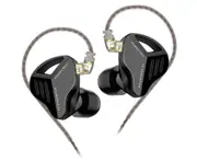 KZ-ZVX Wired Metal Earphones HIFI Stereo- Bass- Music Headphones In Ear Sport Earbuds Noise Cancelling Gaming Headset - Black - standard edition