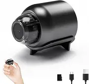 5G Wireless WiFi Camera, Hidden Camera, Mini Security Camera, with Night Vision, with Mobile App, Real-Time View, Suitable for Home/Office/Indoor/Outdoor (1 Pack)