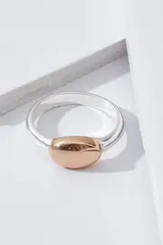 Lozenge Sterling Silver Ring--NAJ-R5344
