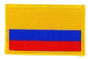 COLOMBIA COLOMBIAN FLAG PATCHES backpack PATCH BADGE IRON ON NEW EMBROIDERED