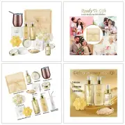 Regalos Cumpleaños para Mujeres Canastas de Regalo Spa Mujeres en Vainilla Miel