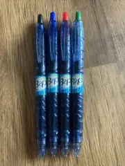 Pilot BEGREEN B2P( BOTTLE 2 PEN )Rollerball 0.7mm Gel Pen, PKT 4 ASSORTED, B/NEW