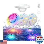 YDXZBC Floating Pool Lights, Rechargeable Pool Lights with Remote, 4000mAh IP