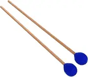 MUELODSIC Maple Handle Marimba Mallet Felt Drumstick for Xylophone for Beginners Pros