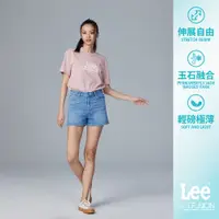 在飛比找蝦皮商城優惠-Lee 涼感牛仔短褲 女 Modren 中藍 LB32201