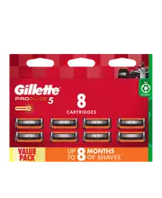 ProGlide5 Power Red Blades Refill 8 Pack