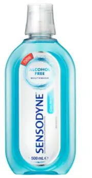 Sensodyne Alcohol-Free Cool Mint Mouthwash 500mL