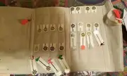 Meri Meri Girl's Christmas Bobby Pin Advent Calendar Pouch, New with Tags
