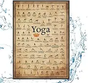 Yoga Posters for Home Gym - Yoga Stretching Posters for Full Body,Gym Poster to Increase Flexibility, Stretching Workout Exercise Chart