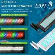 220V Fish Tank Light LED Light Stand Grass Tank Red Green Blue Light Aquarium