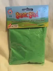 NEW Activa Scenic Colored Sand - 1 lb. Bag - Light Green - Waterproof Fadeproof
