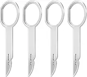 4PCS radio radio removal tool, key DIN release key set, stereo extraction tool pin, easy to hold, stainless steel car CD DVD host key removal tool