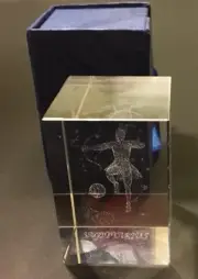 Sagittarius Constellation Laser Etched 3-D Paperweight Archer Astronomy Gift