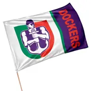 Fremantle Dockers AFL Retro Mascot Design GAME DAY Pole Flag Banner