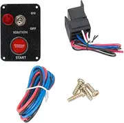 Baceyong Racing Ignition Switch Panel Set, with Engine Start Button