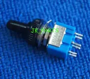5x 125V 6A ON/OFF/ON 3 Position DPDT Toggle Switch Waterproof Cover Cap MTS-203