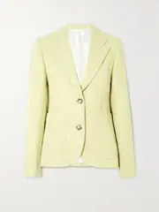 [Victoria Beckham] Victoria Beckham - Gabardine Blazer - Yellow - UK 14 UK 14 Yellow