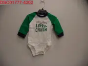 Carter's Baby Boys Green St Patrick's Day Bodysuit & Pants Set, 12M 194135880719