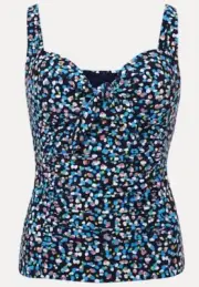 Phase Eight Women's Spotty Tankini Top 705992 New Size UK 10