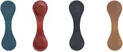 4 Piece Leather Magnetic Bookmark As Shown Personalized Top-Grain Leather Magnetic Bookmark