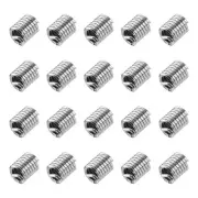 20pcs Wire Thread Inserts 6-32 UNC 1.5D Helical Threaded Sleeve Thread Repair