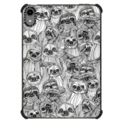 iPad mini (6th gen) iPad Impact Case just sloths black white iPad