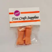 Vintage Doll Hands Zim's Fine Craft Supplies Doll Making 1 3/4" Caucasian NOS