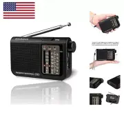 V117 Portable Radio AM FM, Shortwave Radio with Clear Dial, Transistor Radio ...