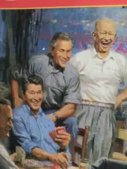 GrEat PrESIdeNtS FaCeS ArT PuZzle GRaNd Ole GAnG 13x19 AnDy ThOMaS 500 PcS