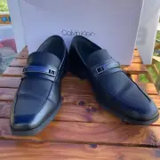 Calvin Klein Jameson Men's Leather Mixed Media Logo Loafers
