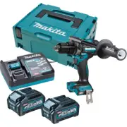 Makita HP001GM203 40V Max 4.0Ah Li-ion XGT Cordless Hammer Driver Drill Kit
