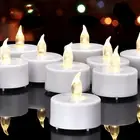 LED Tea Lights Candles- 50PACK Flameless Candles Realistic 50pack, Warm White
