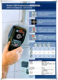 在飛比找蝦皮購物優惠-【台北益昌】德國 博世 BOSCH D-TECT 120 牆