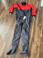 NEW Level Six Cronos Dry Suit Molten Lava SZ XL