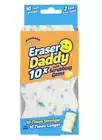 Scrub Daddy Eraser Daddy 10x Polymer Foam Scouring Pad Sponge Scrubbing Gems NEW