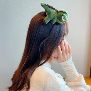 Aida 韓國ins Dinasour T Rex Headband 髮箍女孩成人小孩洗臉頭飾女士髮飾環球影城恐龍暴龍髮