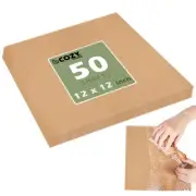 Honeycomb Packing Paper Sheets for moving 12 x 12", 50 Pcs Wrapping Papers fo...