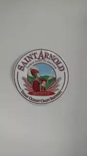 Saint Arnold Brewery Metal Wall Sign NEW 16" rare TEXAS OLDEST CRAFT BREWERY