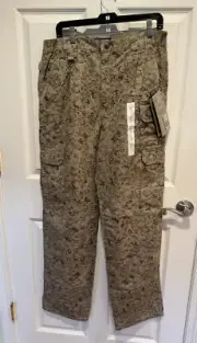 NWT 5.11 Tactical Cotton Canvas Pants 74251 Digital Digi Camo Men’s Size 34x34