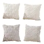 Elegant Cushion Cover Christmas Themed Plushie Pillow Case Square