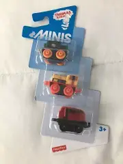 Thomas & Friends Mini Trains 3 Pack Steel Samson Classic Bill Bertie The Bus NEW