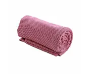 Instant Cooling Towel Ice Cold Cool Golf Cycling Gym Sport Outdoor Double Layers - Pink