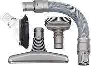 Accessory Tool Kit with Extension Hose for All Dyson V6 Motorhead, Animal, Absolute, DC44, DC45, DC59 & More Vacuum Cleaners, Attachment Set for Dyson Car Cleaning Kit with Brushes (4 in 1 kit)