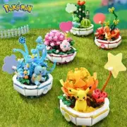 ✅ Official Pokémon Super Succulent Plants 5Pc Building Block Sets DIY Fun NEW